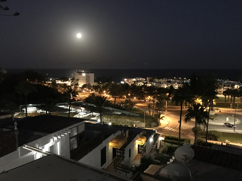 Nattutsikt från Monte Rojo